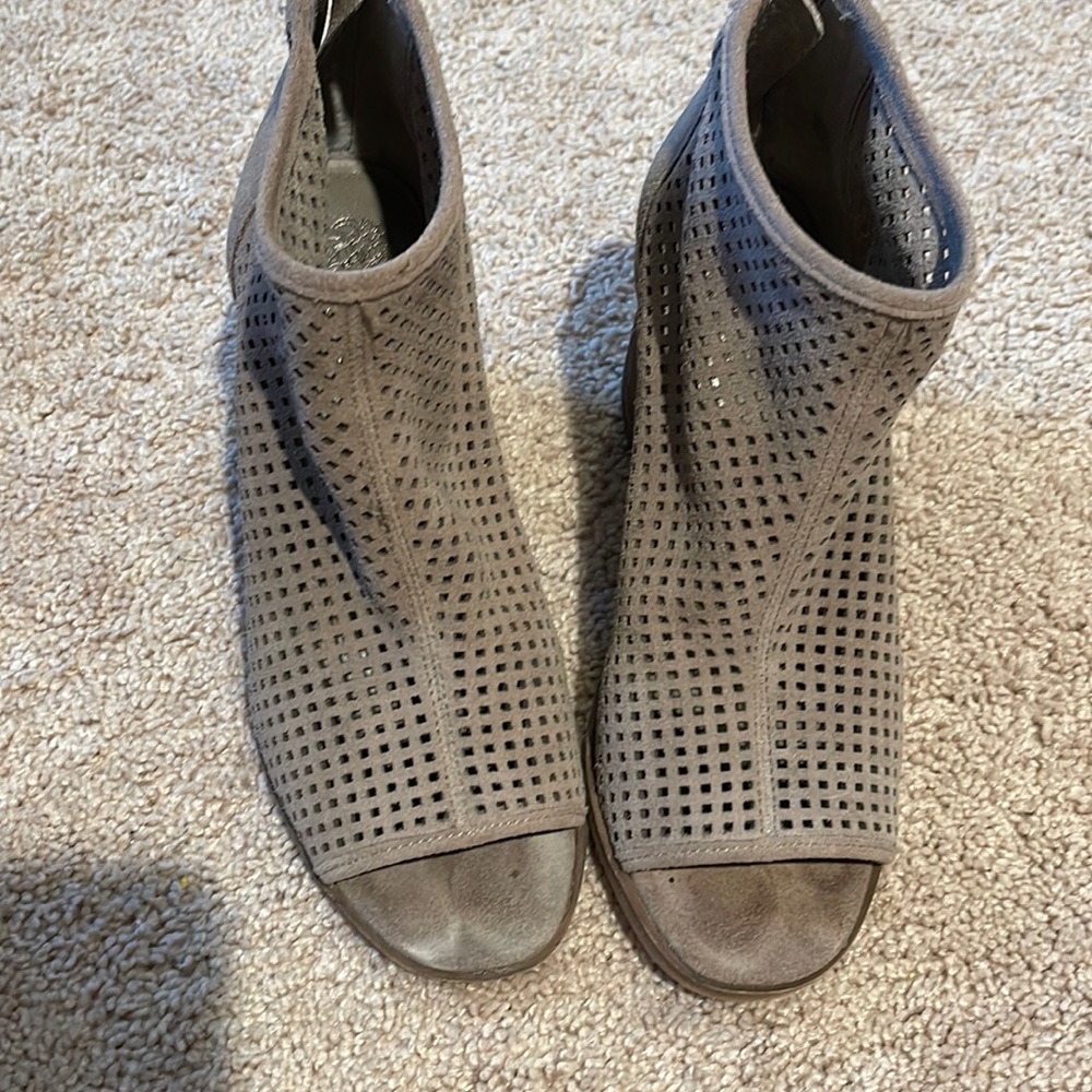 Vince Camuto  tan booties